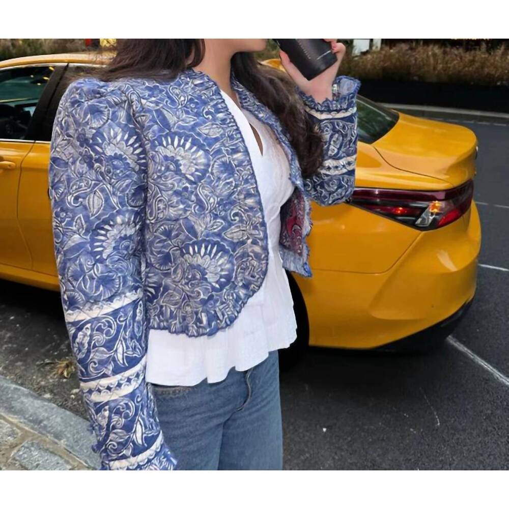 NEW LOVE THE LABEL adrienne jacket in arabesque